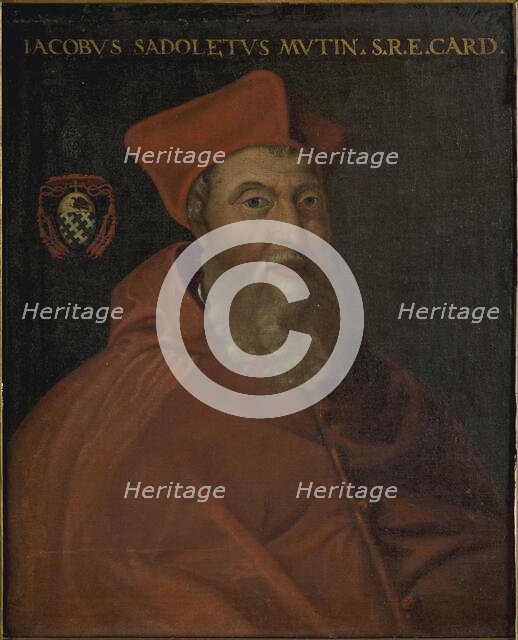 Portrait of Cardinal Jacopo Sadoleto (1477-1547). Creator: Dell'Altissimo, Cristofano (1525-1605).