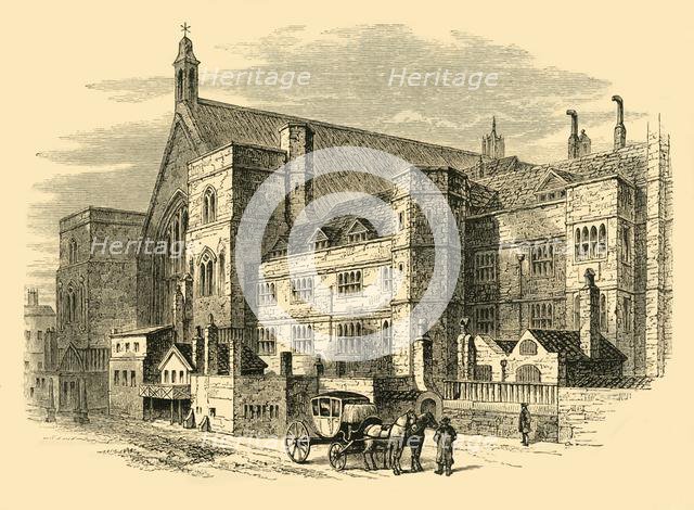 'Palace Yard in the Eighteenth Century', 1881. Creator: Unknown.