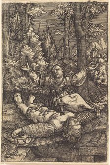 Pyramus and Thisbe, c. 1515/1518. Creator: Albrecht Altdorfer.