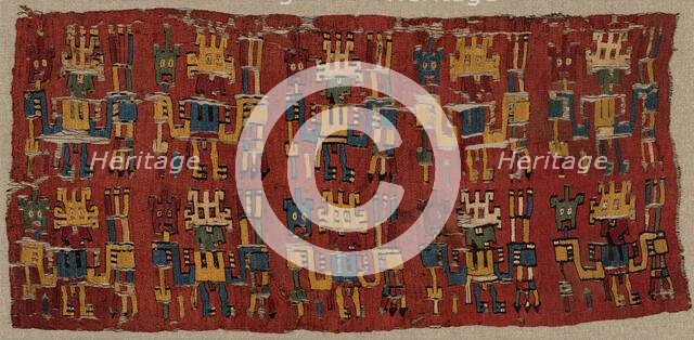 Fragment, Peru, Possibly 500/600. Creator: Unknown.