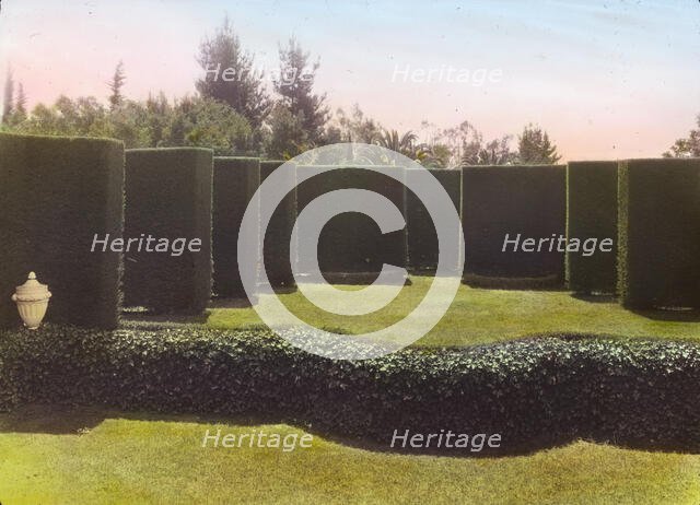"Piranhurst," Henry Ernest Bothin house, 371 Cold Spring Road, Montecito, California., 1917. Creator: Frances Benjamin Johnston.