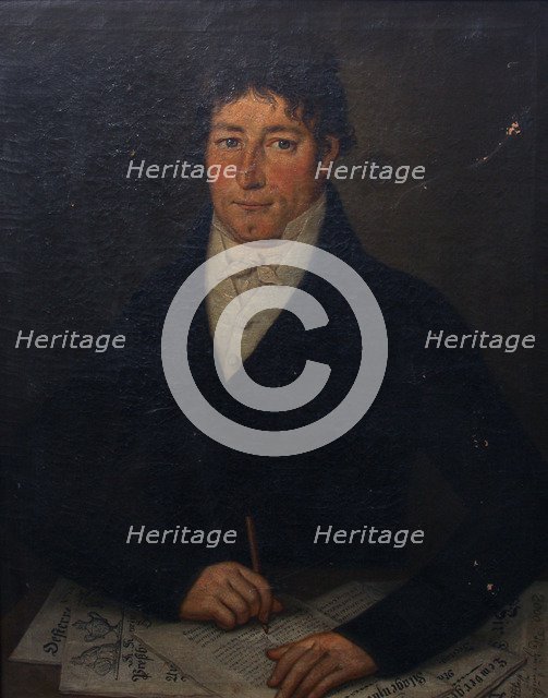 Portrait of Friedrich von Gentz (1764-1832), ca 1813.