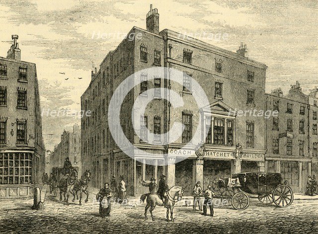 'An Old Coachmaker's Shop in Long Acre', (1881). Creator: Unknown.