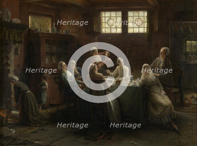 A Bit of Teasing, 1891. Creator: Edward Antoon Portielje.