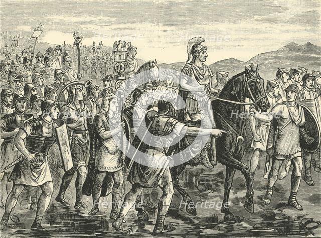 'Caesar Crossing the Rubicon', 1890.   Creator: Unknown.