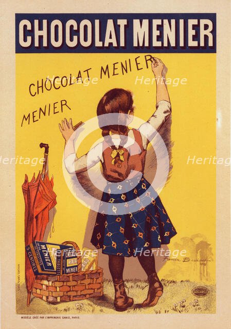 Affiche pour le "Chocolat Menier"., c1896. Creator: Firmin Bouisset.