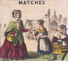 'Matches', Cries of London, c1840. Artist: TH Jones