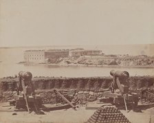 Gun Battery, 1855-1856. Creator: James Robertson.