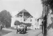 American Ambulance at Thann, Alsace, between c1915 and c1920. Creator: Bain News Service.