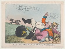 A Dismounted Light Horse Volunteer, June 30, 1804., June 30, 1804. Creator: Thomas Rowlandson.