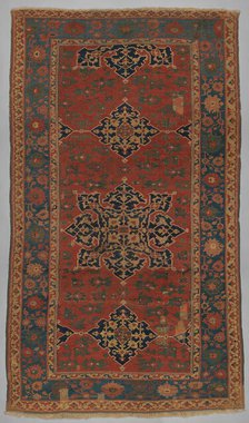Star Ushak Carpet, Western Turkey, probably 17th century. Creator: Unknown.