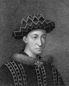 Charles VII, King of France.Artist: Ridley
