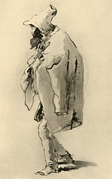 'Bearded man', mid 18th century, (1928). Artist: Giovanni Battista Tiepolo.