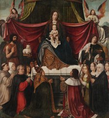 Triptych of Our Lady of Mercy, central panel, First quarter of 16th century. Creator: Provost (Provoost), Jan (1465-1529).