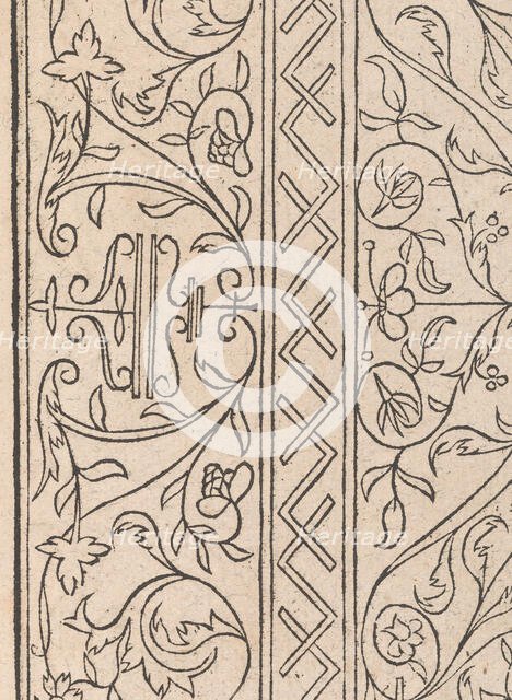 New Modelbüch allen Nägerin u. Sydenstickern (Page 23r), 1556. Creator: Hans Hoffman.