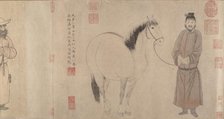 Grooms and Horses, dated 1296 and 1359. Creator: Zhao Mengfu.