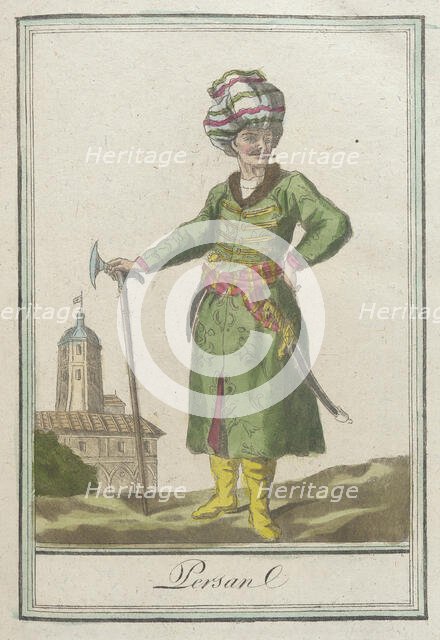 Costumes de Différents Pays, 'Persan', c1797. Creators: Jacques Grasset de Saint-Sauveur, LF Labrousse.