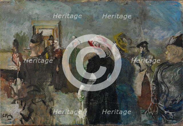 Albertine (late version), 1917. Creator: Christian Krohg.