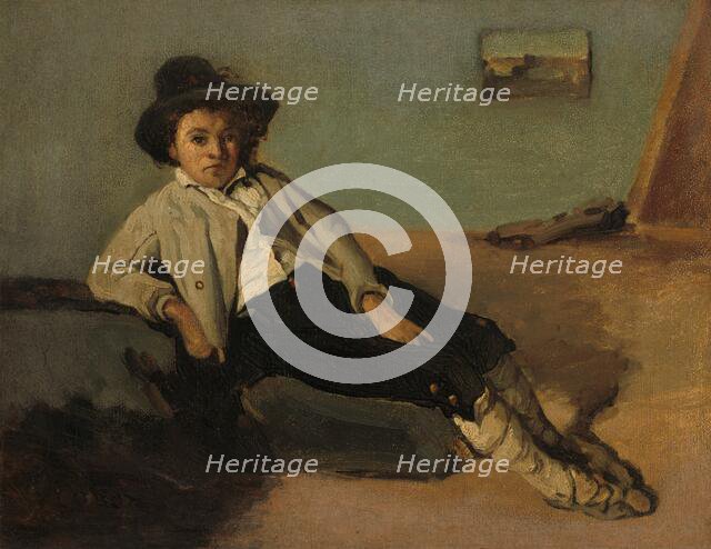Italian Peasant Boy, 1825/1827. Creator: Jean-Baptiste-Camille Corot.