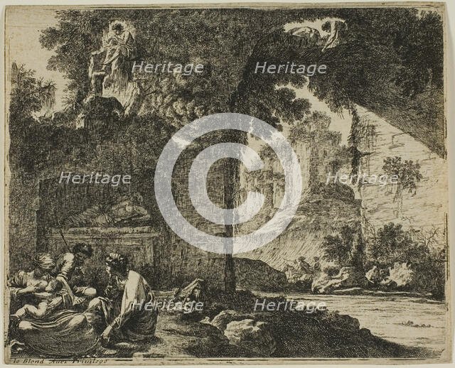 Shepherds in Ruins, n.d. Creator: Jean Lepautre.