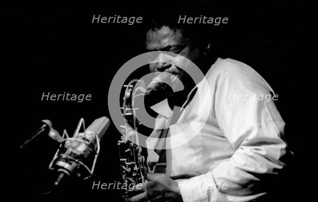 Pee Wee Ellis, Ronnie Scott's, Soho, London, July 1993.  Artist: Brian O'Connor.