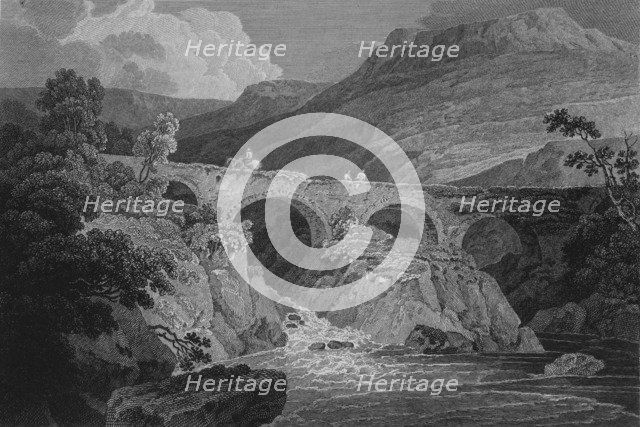 'Pont y Pair', 1807. Artist: Samuel Middiman.