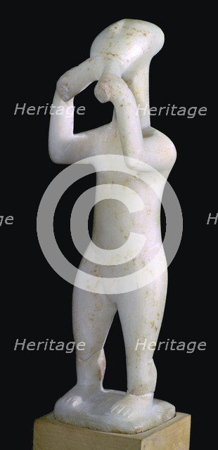 The Flute Player, 25th century BC. Artist: Unknown