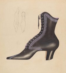 Woman's Shoe, c. 1936. Creator: Creighton Kay-Scott.