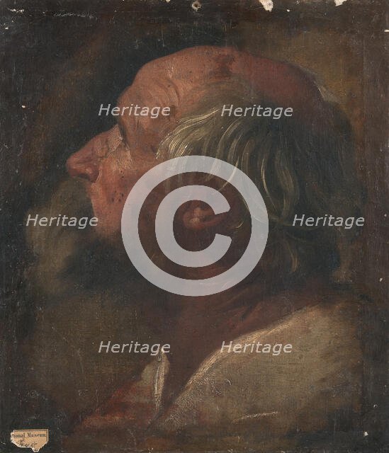 Apostle's head, early-mid 17th century. Creator: Guido Reni.