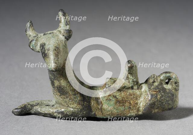 Fibula with Architectural Design, Roman Period (30 BCE-395 CE) or later. Creator: Unknown.