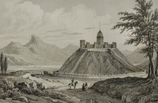 Castle, Erzurum, Ancient Armenia, 1838.  Creator: Samuel Cholet.