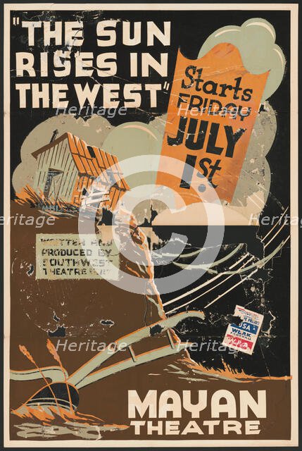 The Sun Rises in the West, Los Angeles, 1938. Creator: Unknown.