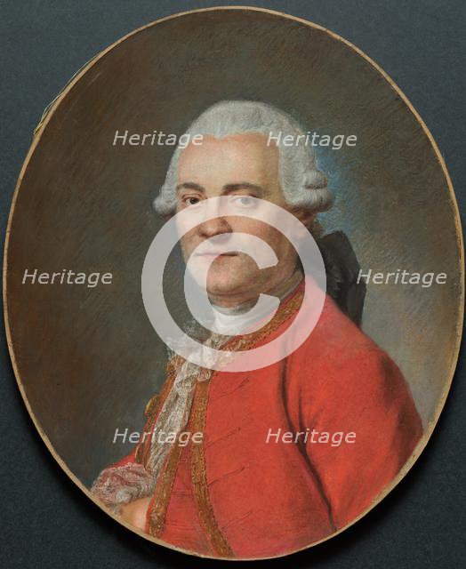 Portrait of a Man. Creator: Maurice Quentin de La Tour (French, 1704-1788).