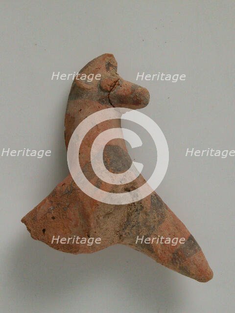 Fragment of a Horse, Coptic, 4th-7th century. Creator: Unknown.