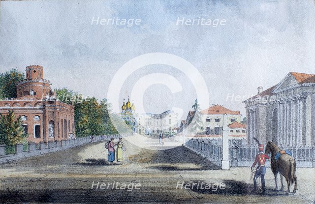 The Imperial Lyceum in Tsarskoye Selo.