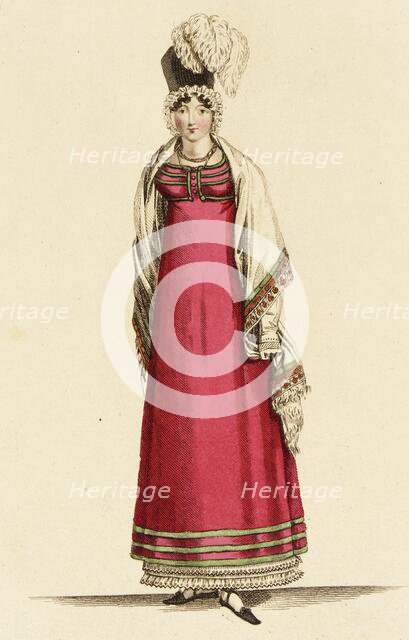 Fashion Plate (The Last Parsien Fashion), 1815. Creator: John Bell.