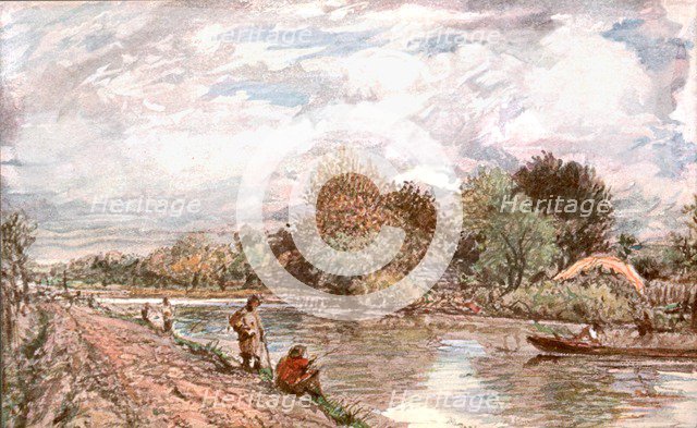 'Anglers', (c1900). Creator: Unknown.