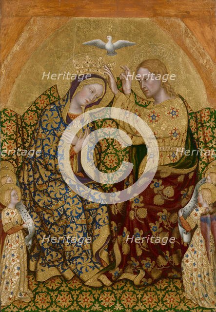Coronation of the Virgin, about 1420. Creator: Gentile da Fabriano.