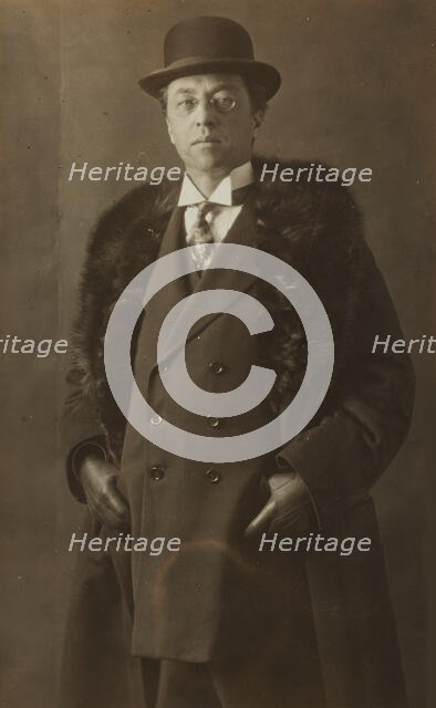 Portrait of Wassily Kandinsky. Moscow, 1916. Creator: Anonymous.