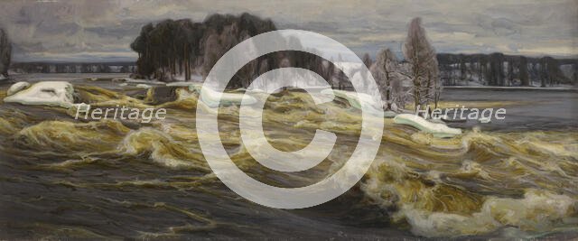 Vallinkoski Rapids, 1913. Creator: Victor Westerholm.