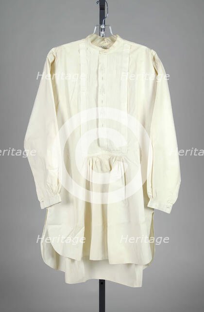Wedding shirt, American, 1863. Creator: Unknown.