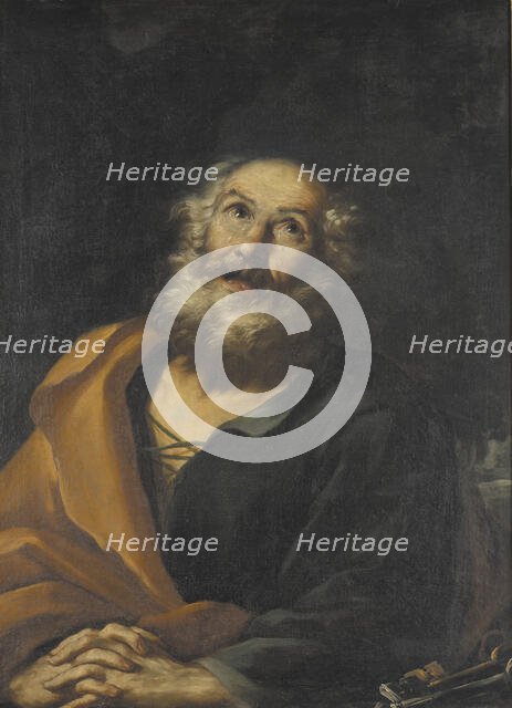 Saint Peter Penitent, 1665-1668. Creator: Girolamo Troppa.