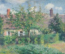 Peasant House at Éragny, 1884. Creator: Camille Pissarro.