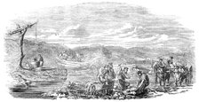 Sappers repairing the road between Schumla and Varna, 1854. Creator: Unknown.