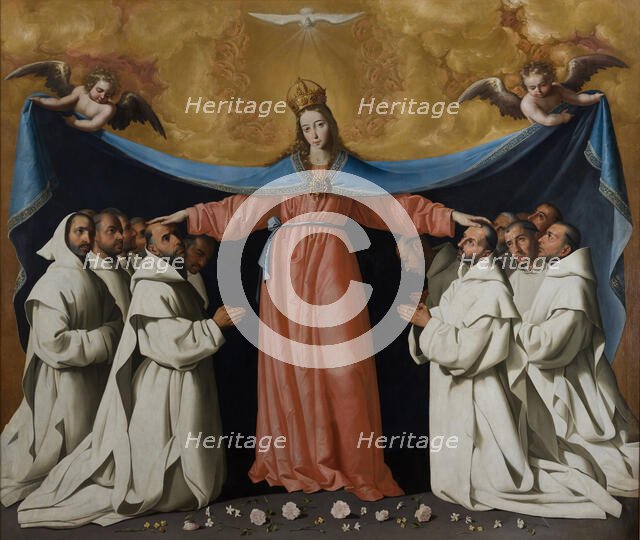 Virgin of the Carthusians, 1650-1660. Creator: Zurbarán, Francisco, de (1598-1664).