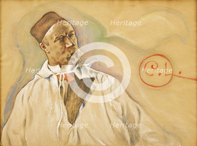 Portrait of Carl Larsson (1853-1919). Creator: Ljungquist, Bernt (active ca. 1900s).