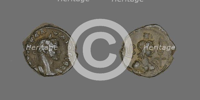 Coin Portraying Emperor Claudius II Gothicus, 268-269. Creator: Unknown.