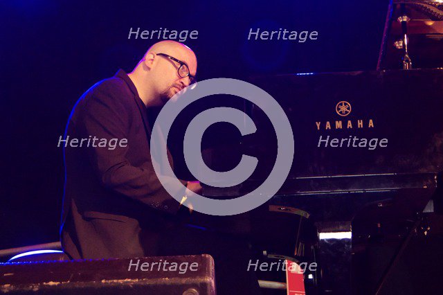 Ethan Iverson, Love Supreme Jazz Festival, Glynde Place, East Sussex, 2015. Artist: Brian O'Connor.