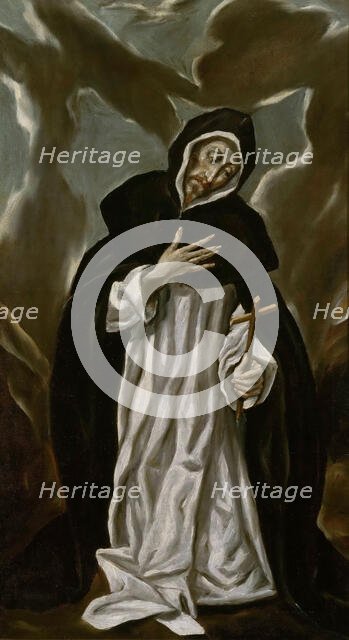 Saint Dominic, c. 1610. Creator: El Greco, Dominico (1541-1614).