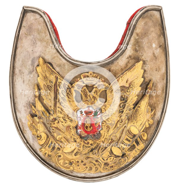 Gorget of a Grenadier Officer of the Cadet Corps, 1735-1762.